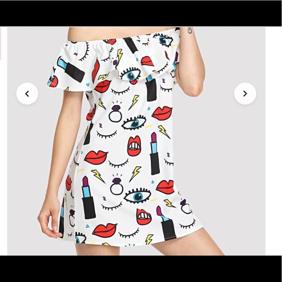 Boutique- Dresses & Skirts - BNWOT Graffiti Dress Boutique- Dresses & Skirts - BNWOT Graffiti Dress